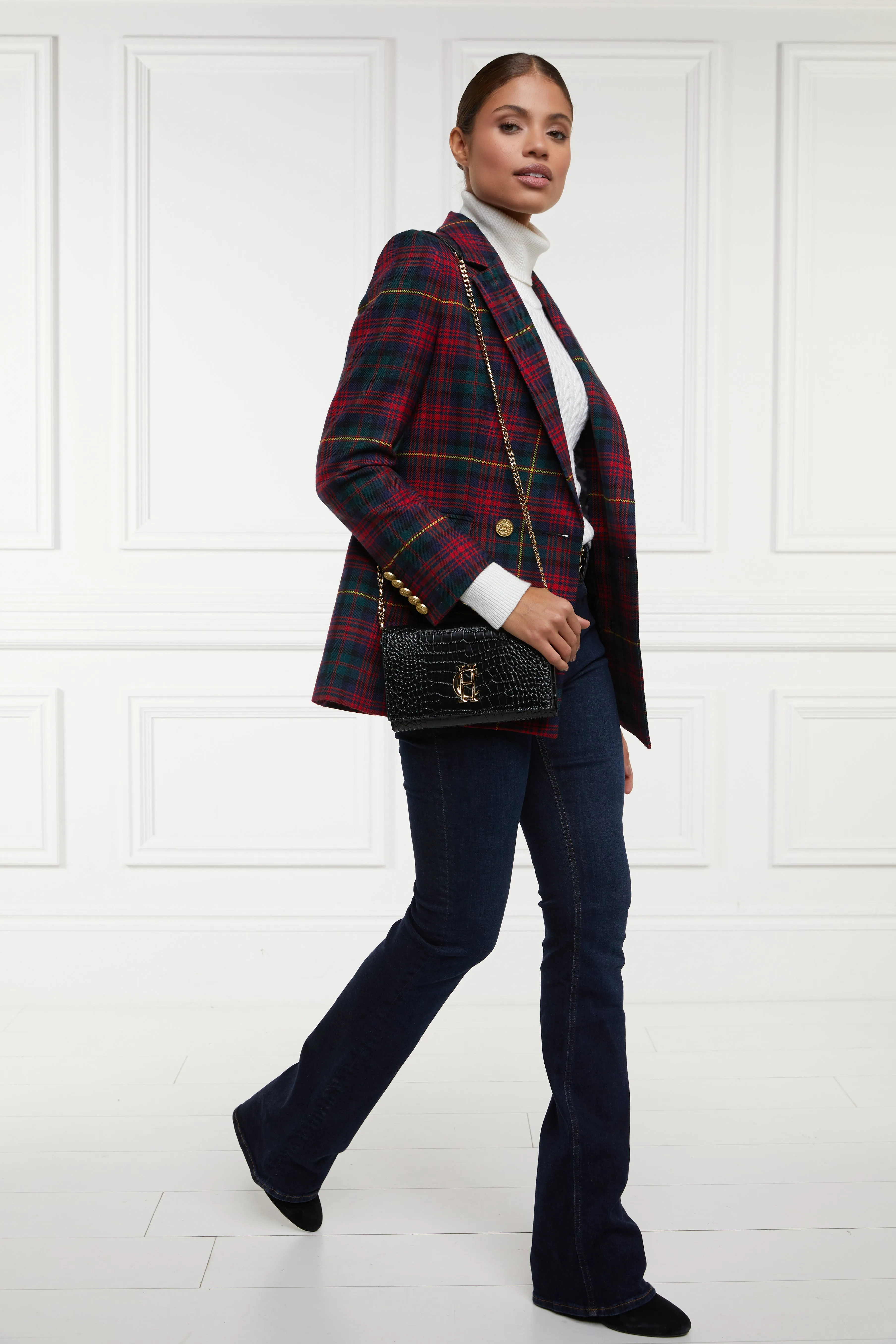 Double Breasted Blazer (Logan Tartan)