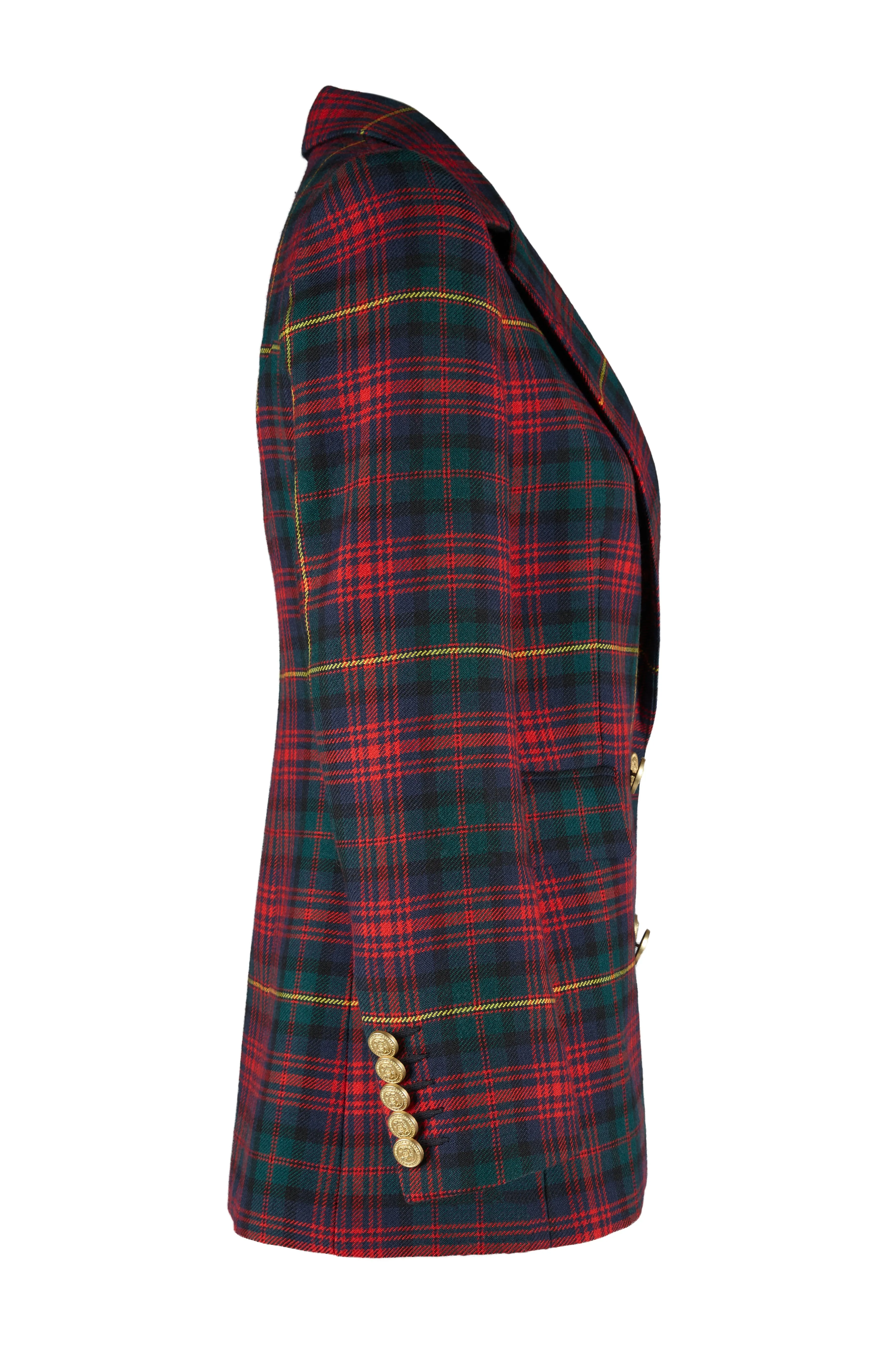 Double Breasted Blazer (Logan Tartan)