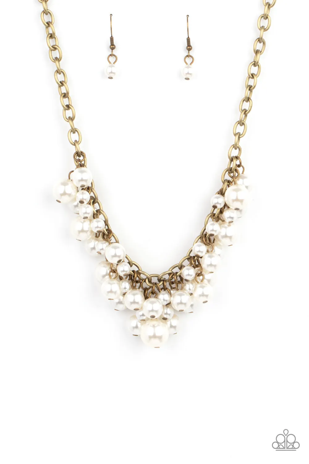 Down For The COUNTESS - Brass ~ Paparazzi Necklace