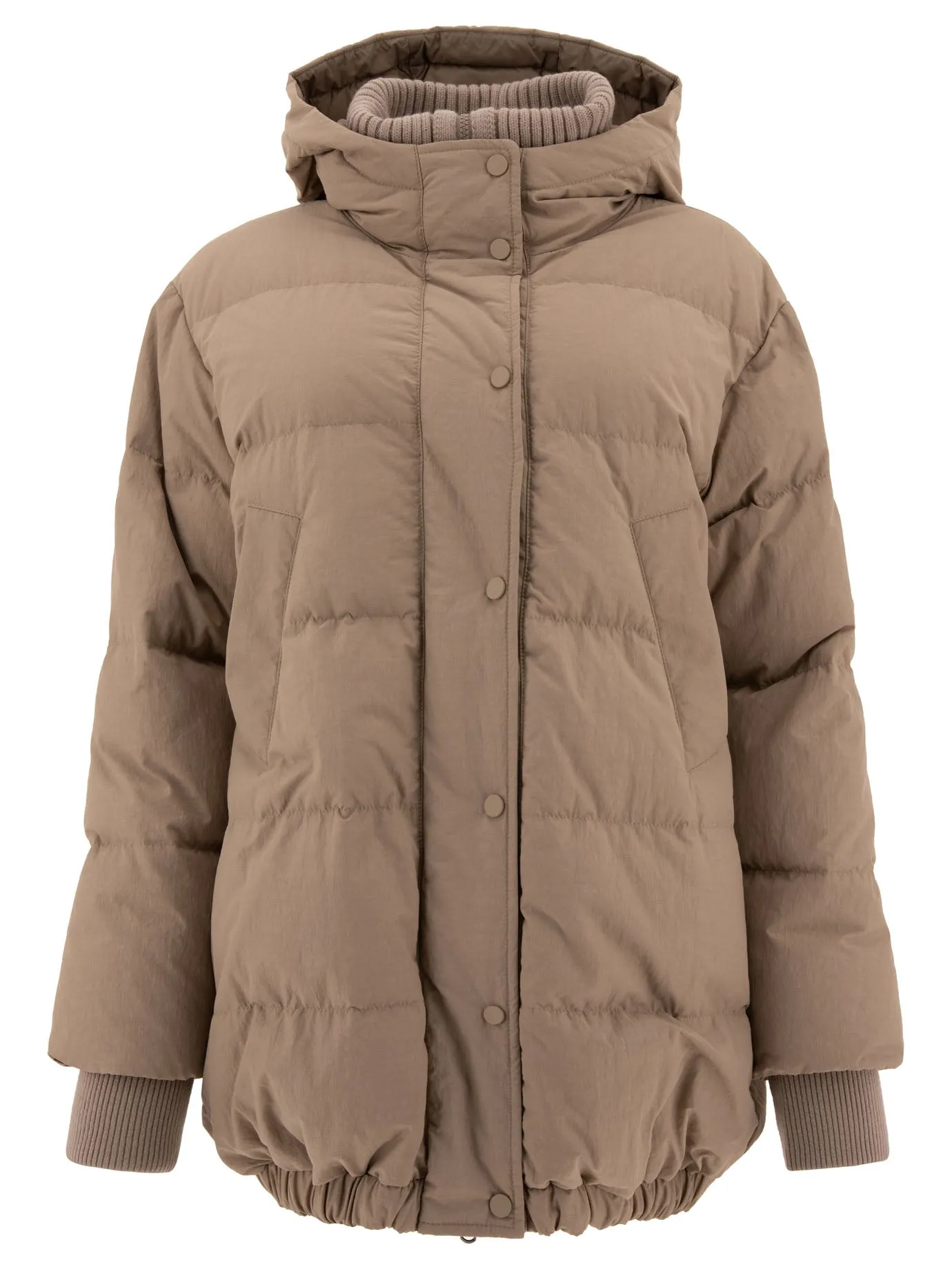 DOWN JACKET IN TECHNICAL COTTON