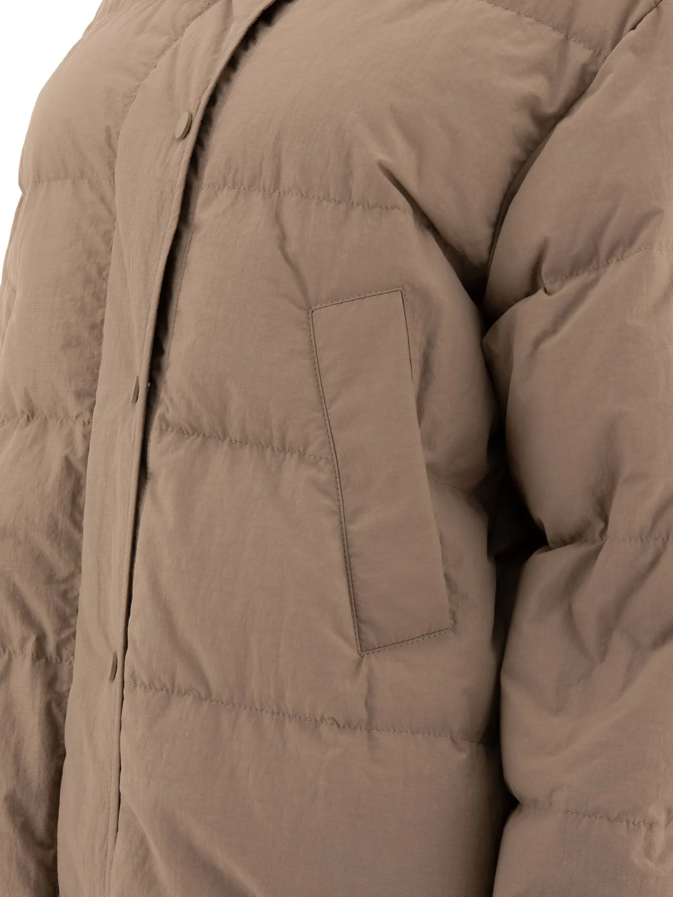 DOWN JACKET IN TECHNICAL COTTON