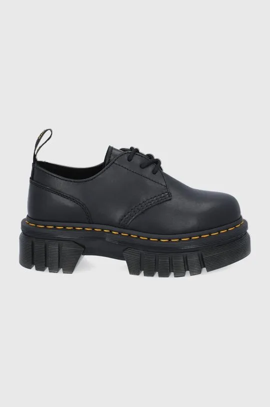 Dr. Martens shoes audrick 3-eye shoe women's black color