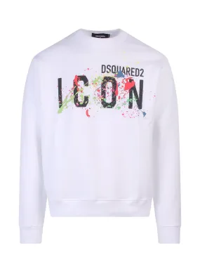 Dsquared2 Icon-Printed Crewneck Sweatshirt