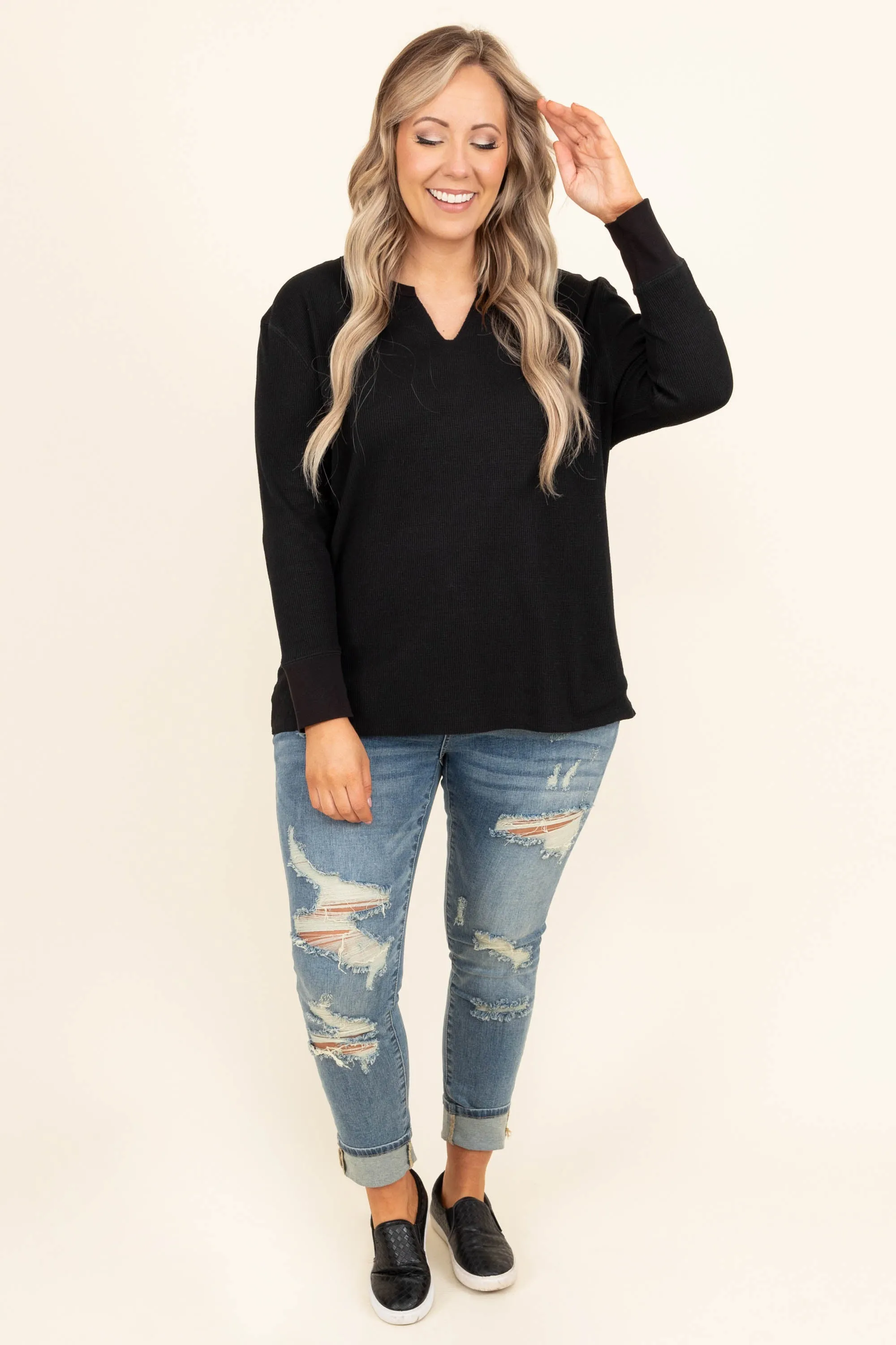 Eazy To Pack Top, Black