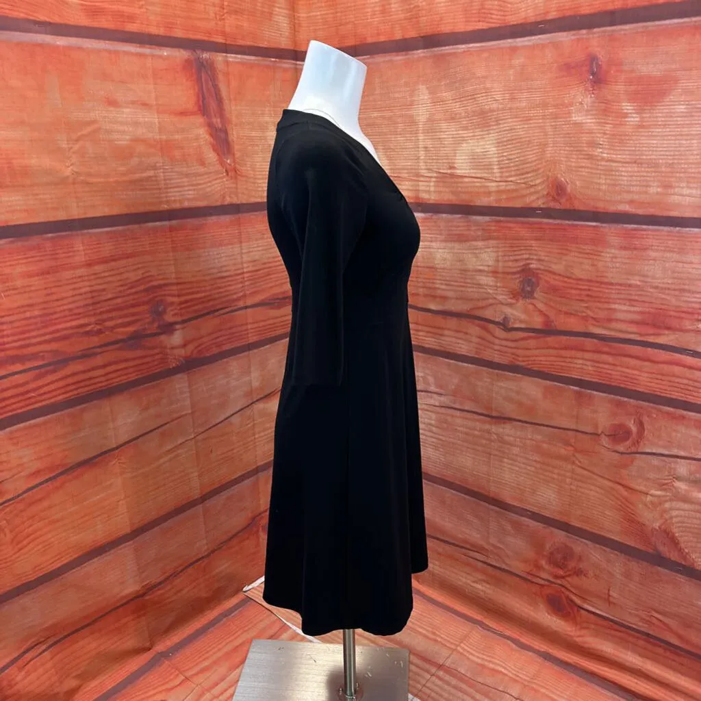 EDDIE BAUER BLK DRESS SZ SMALL PETITE TCC