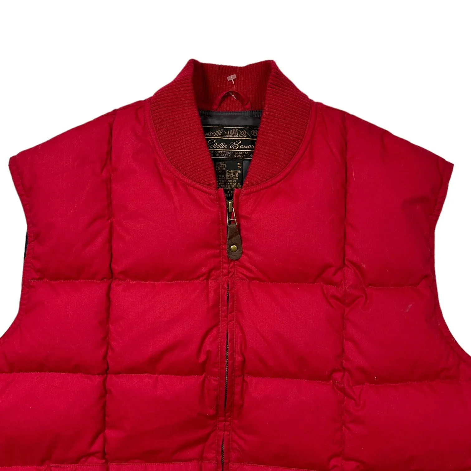 Eddie Bauer Duck Down Red Gilet