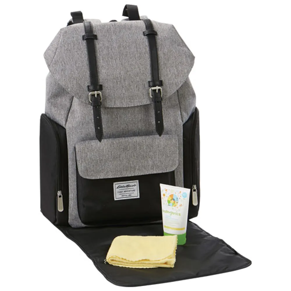 EDDIE BAUER Eddie Bauer Places & Spaces Legend Backpack Diaper Bag - Grey/Black