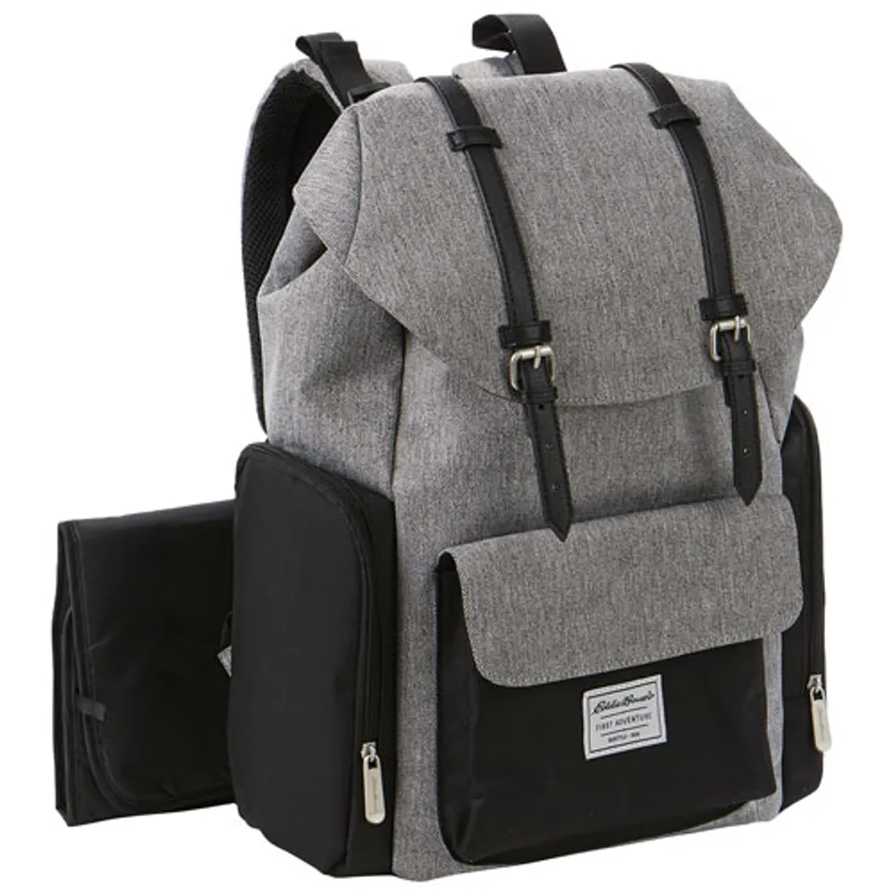 EDDIE BAUER Eddie Bauer Places & Spaces Legend Backpack Diaper Bag - Grey/Black