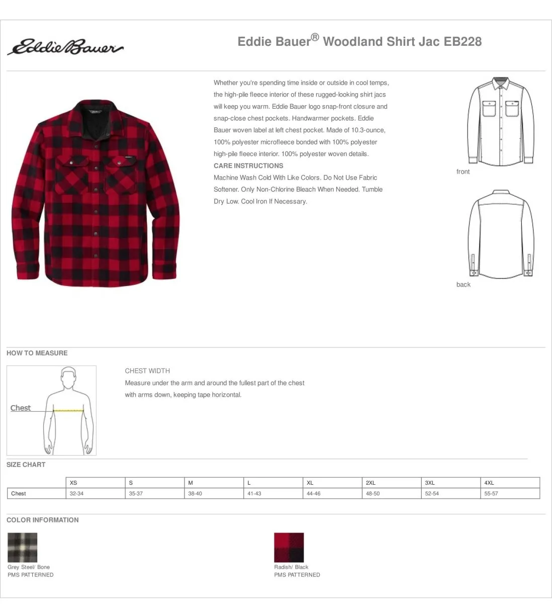 Eddie Bauer Woodland Shirt Jac