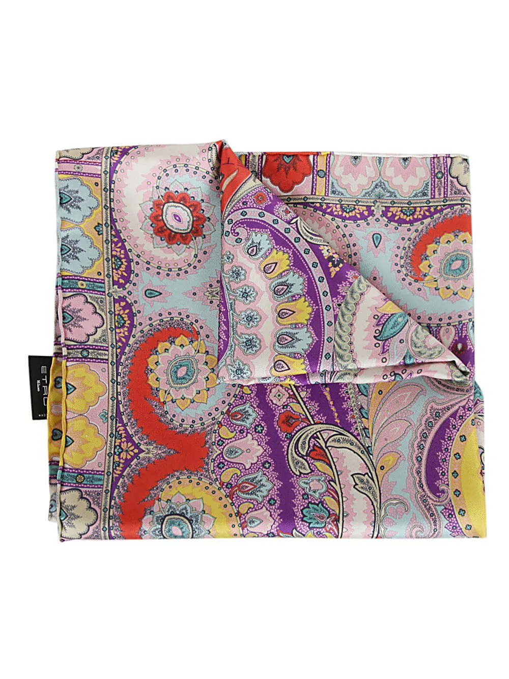 Etro Paisley Printed Finished Edge Scarf