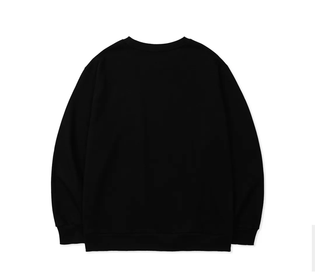 FCMM  |Unisex Street Style Long Sleeves Plain Logo Sweatshirts