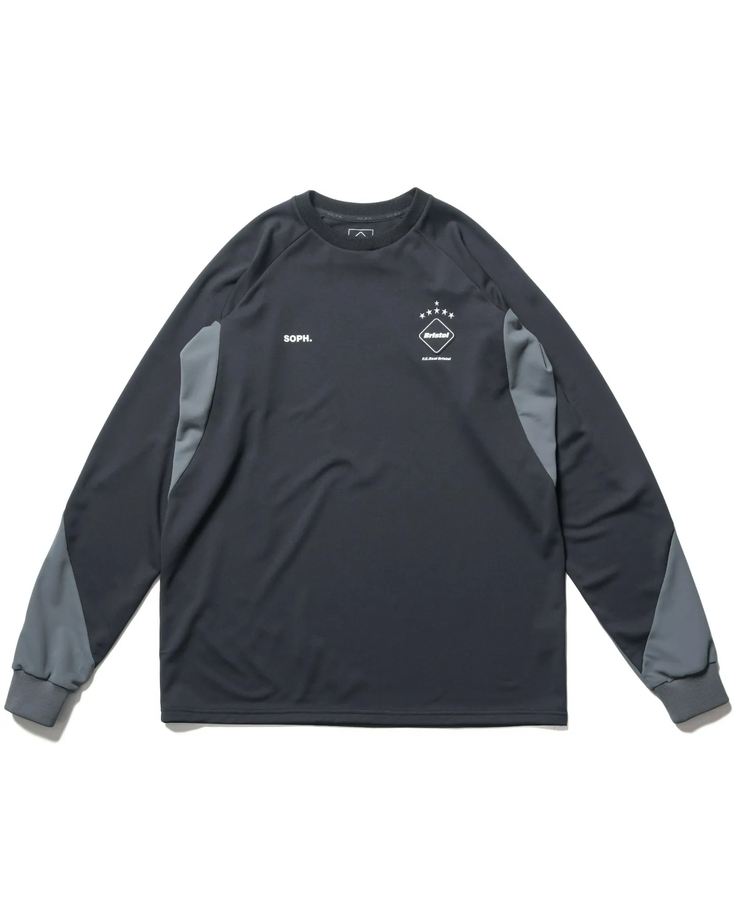 F.C.Real Bristol  |Crew Neck Long Sleeves Plain Long Sleeve T-shirt Logo