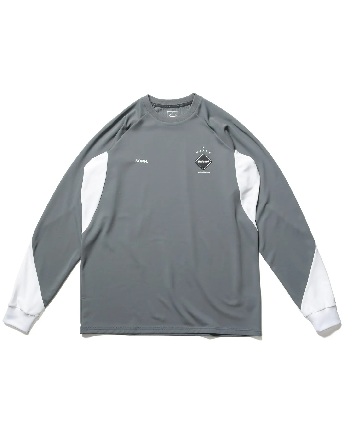 F.C.Real Bristol  |Crew Neck Long Sleeves Plain Long Sleeve T-shirt Logo