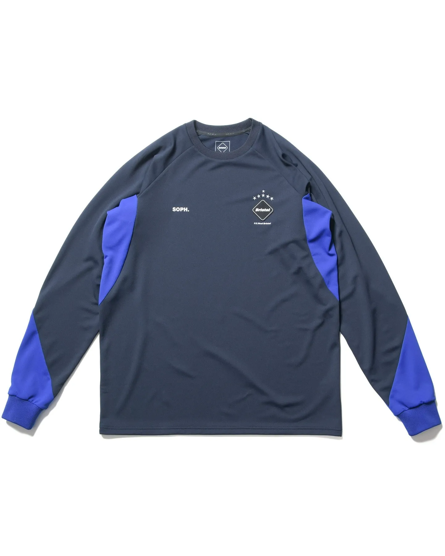 F.C.Real Bristol  |Crew Neck Long Sleeves Plain Long Sleeve T-shirt Logo