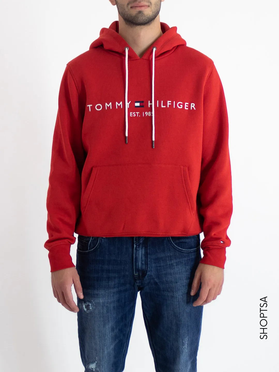 Felpa logo ricamo MW0MW11599 - TOMMY HILFIGER