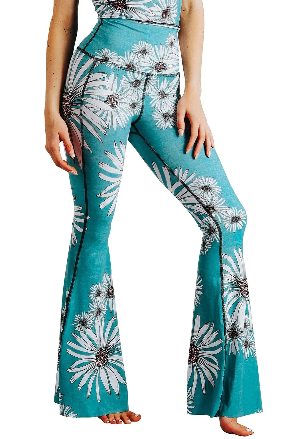 Flower Child Printed Bell Bottoms