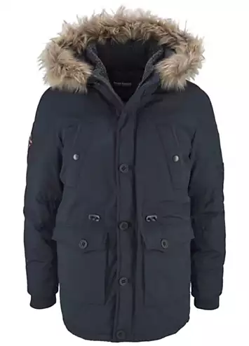 Fur Trim Parka by Bruno Banani | Look Again