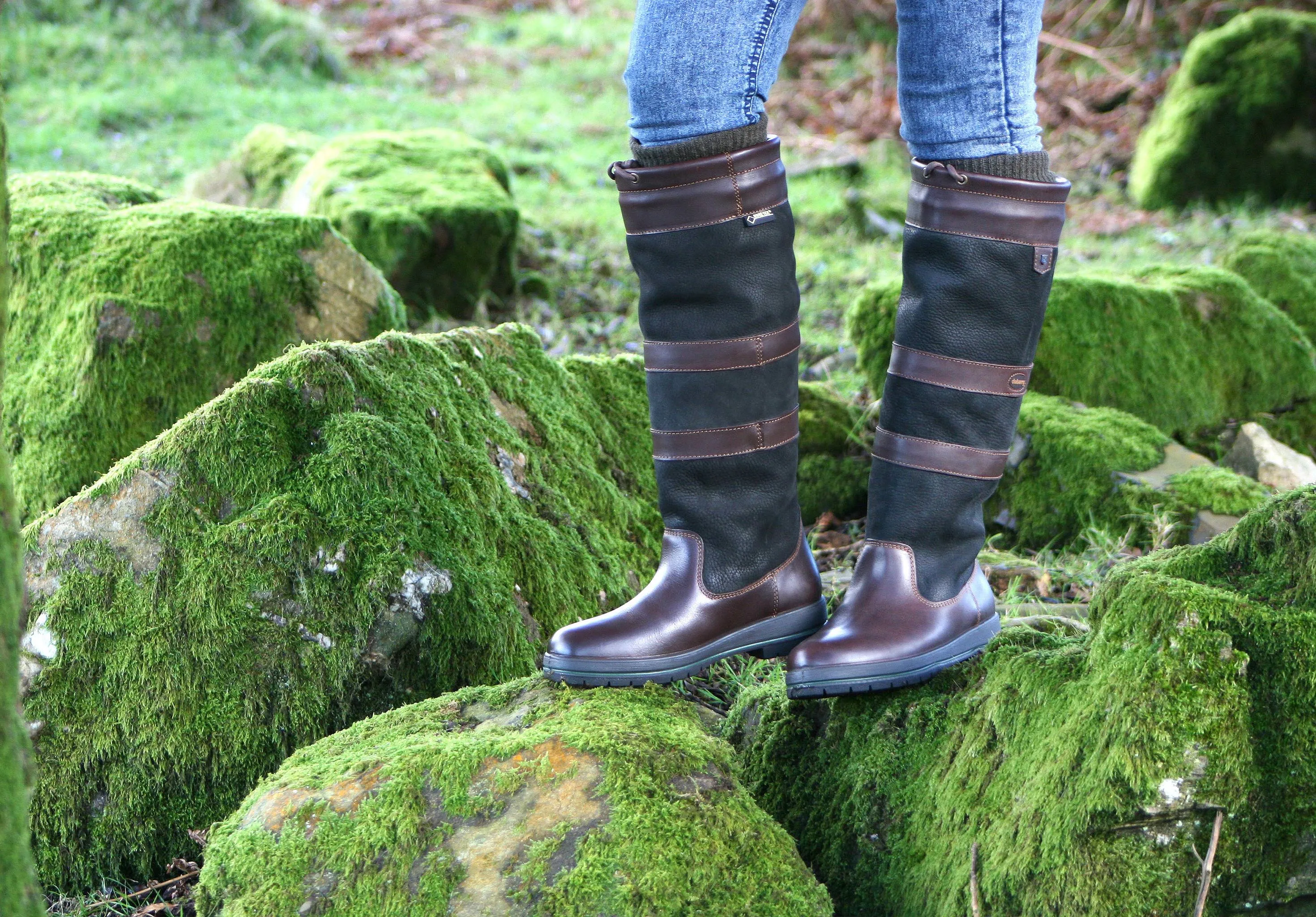 Galway Ladies Country Boot  - Black/Brown