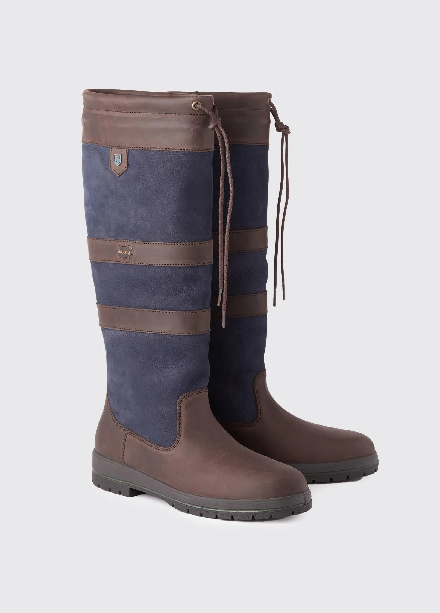 Galway Ladies ExtraFit™ Country Boot - Navy/Brown