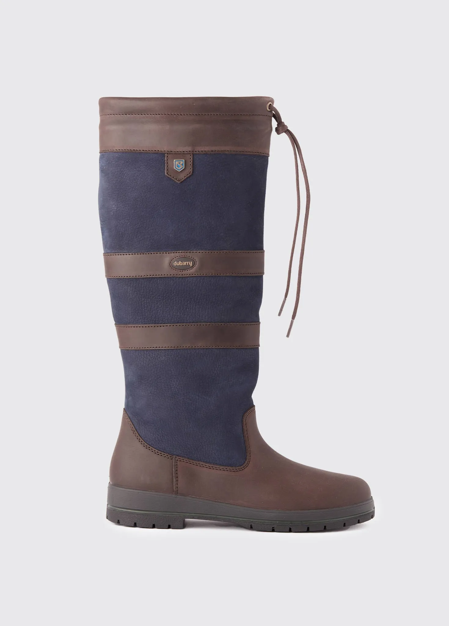 Galway Ladies ExtraFit™ Country Boot - Navy/Brown