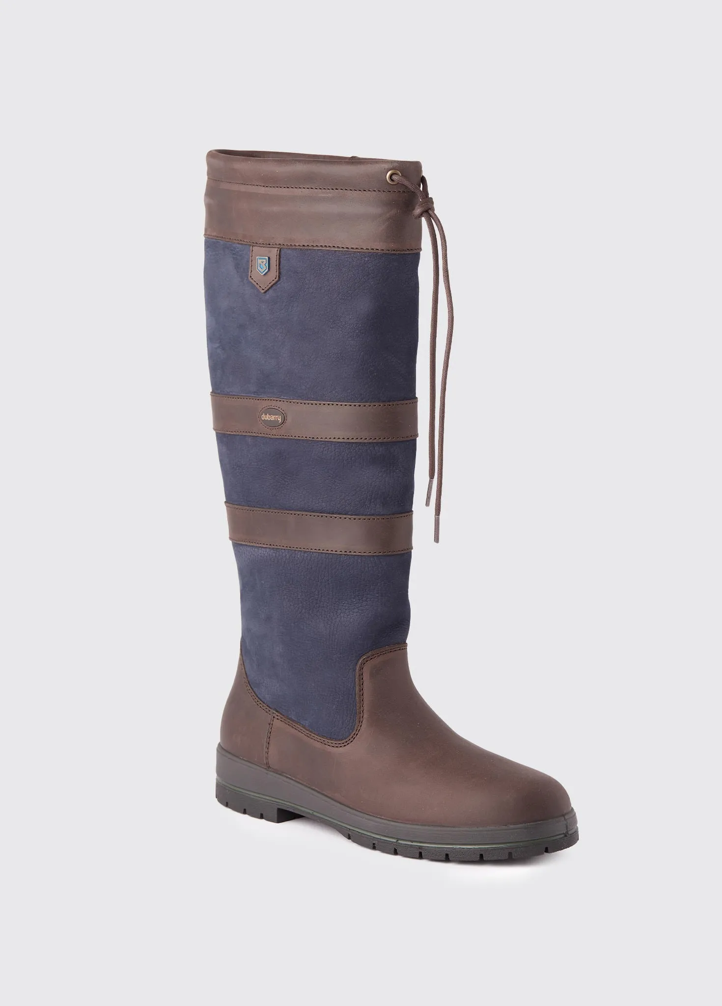 Galway Ladies ExtraFit™ Country Boot - Navy/Brown