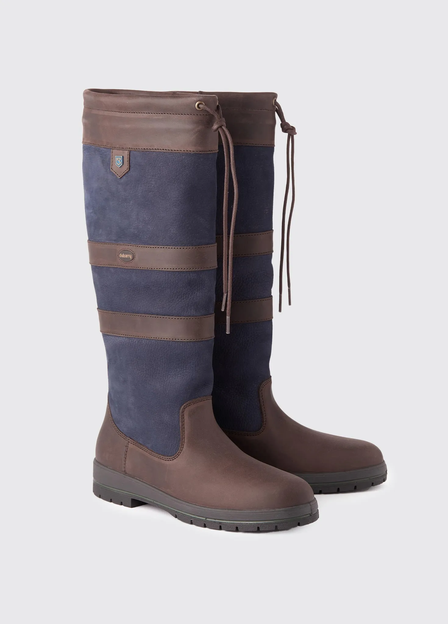 Galway Ladies SlimFit™ Country Boot - Navy/Brown