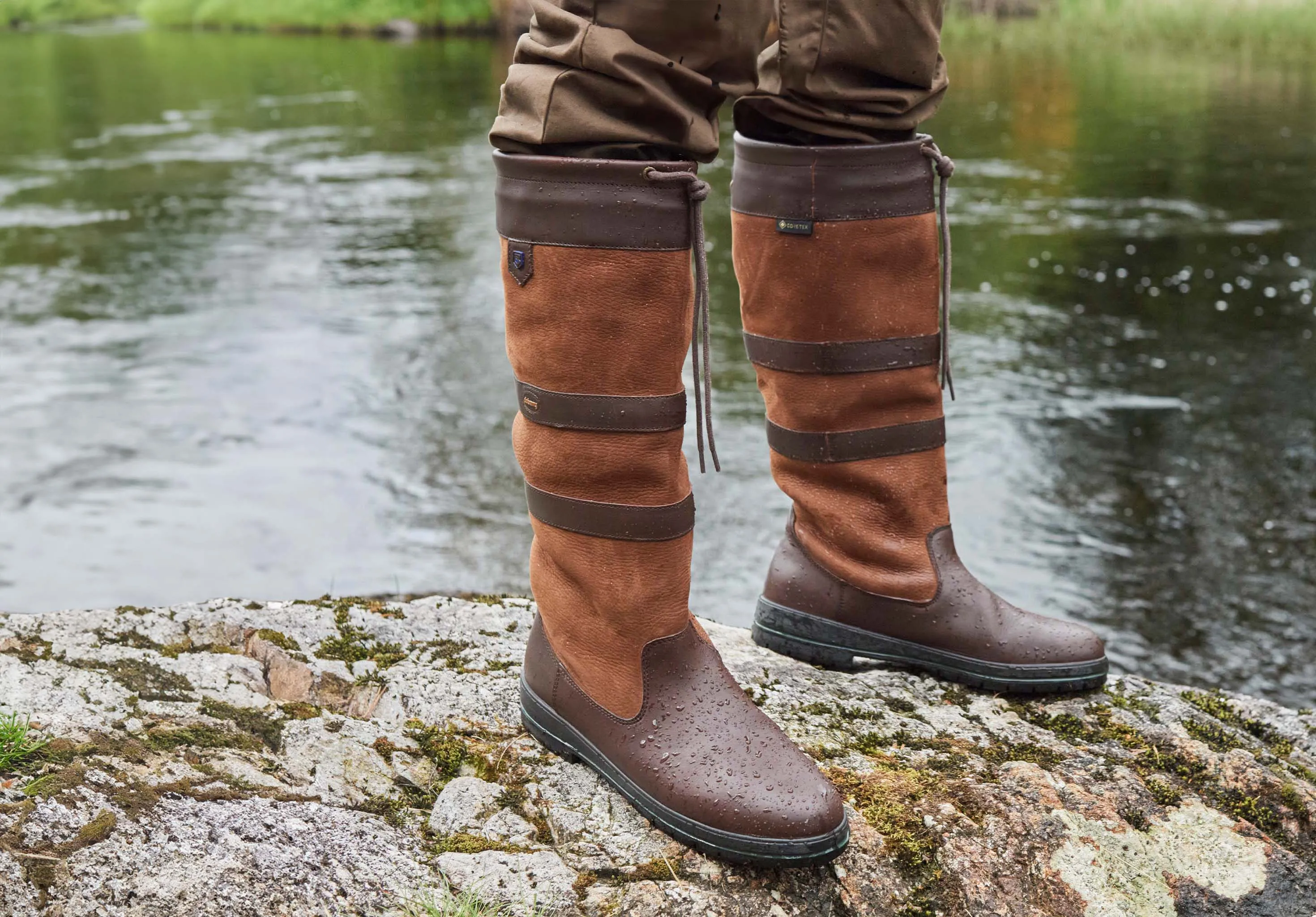 Galway Mens Country Boot  - Walnut