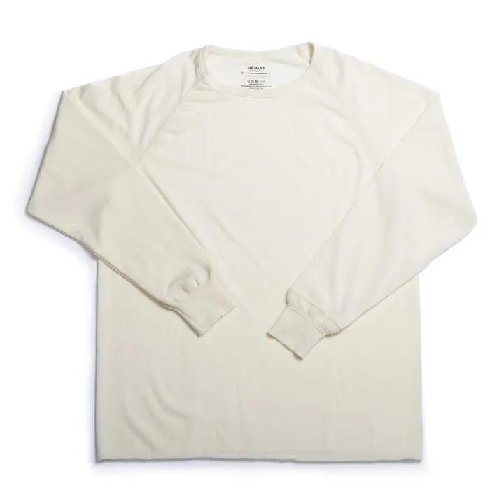 Heimat - Merino Tee Long Sleeves Seashell (off-white)