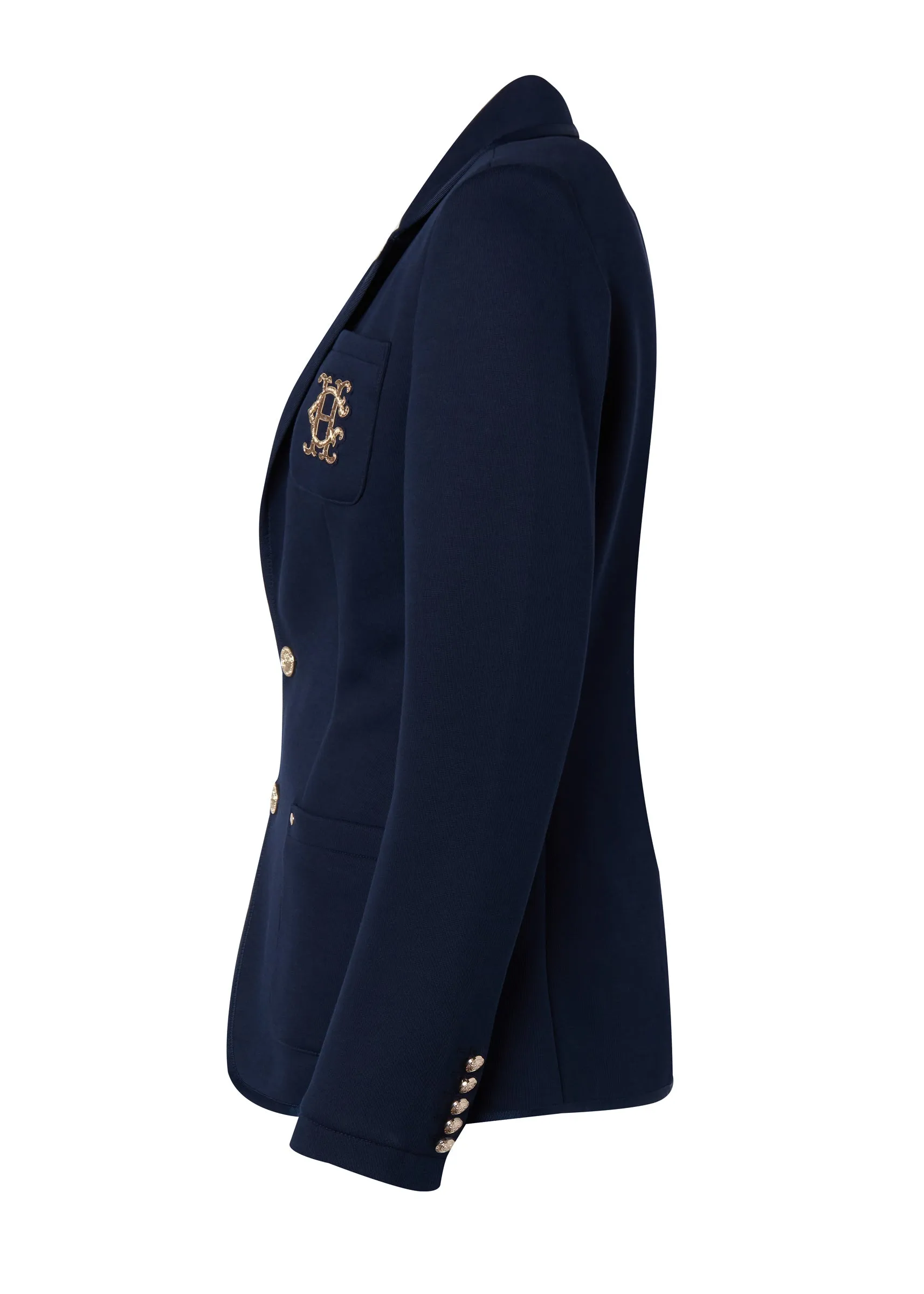 Henley Blazer (Navy Navy)