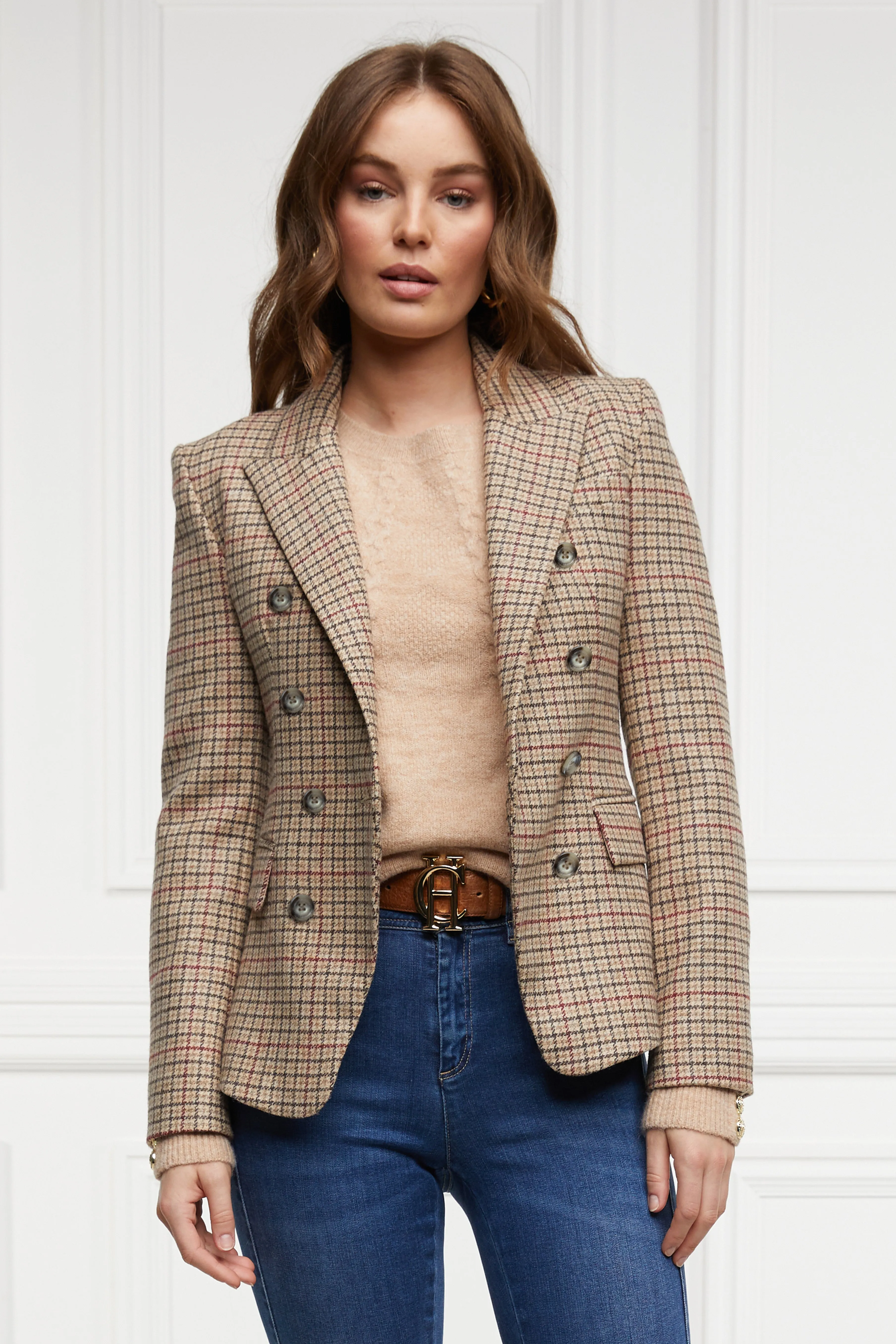 Heritage Knightsbridge Blazer (Charlton Tweed Horn Button)