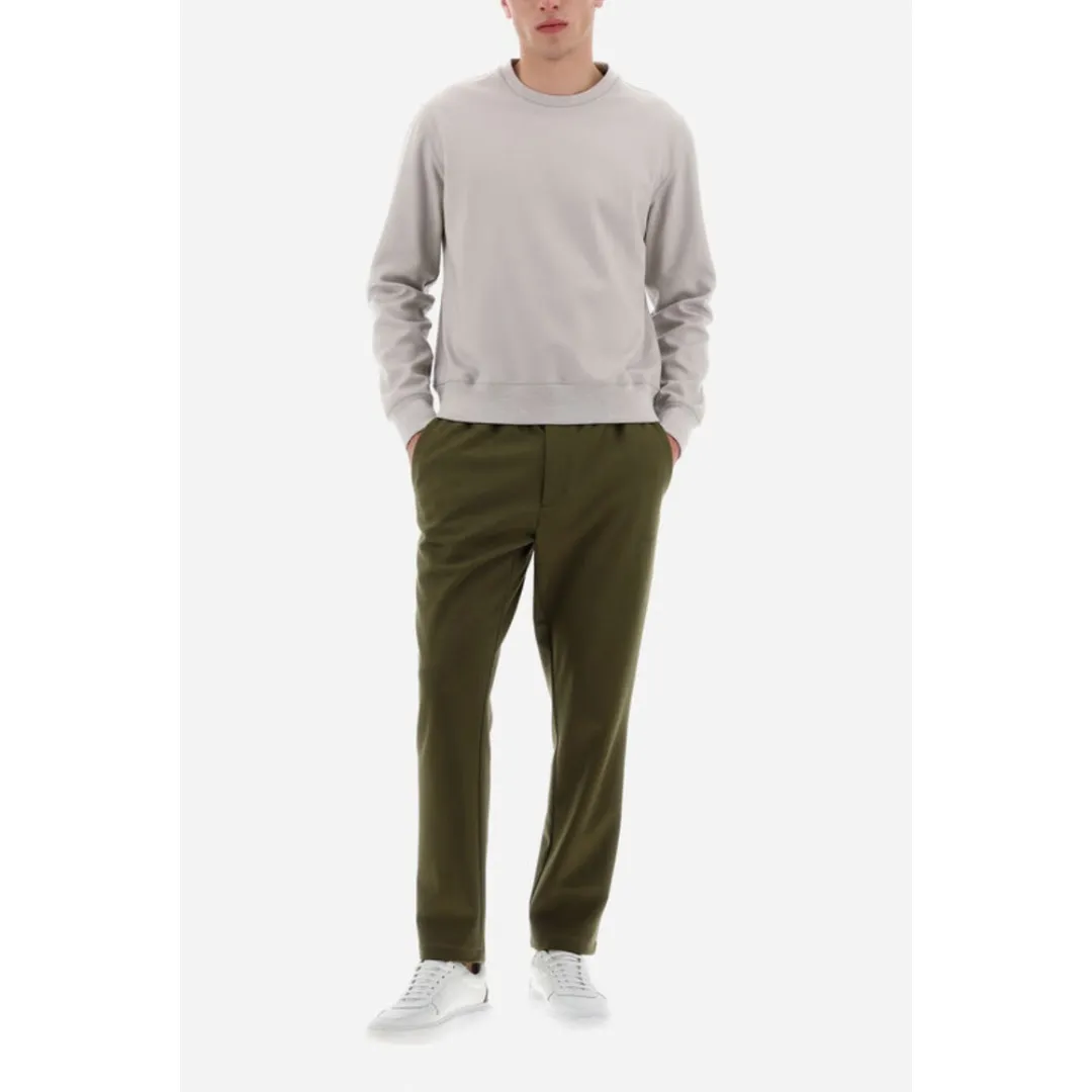 HERNO  |Crew Neck Pullovers Unisex Wool Nylon Long Sleeves Plain