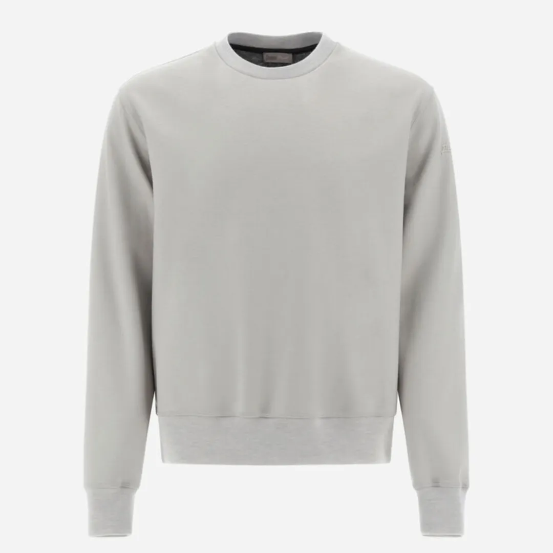 HERNO  |Crew Neck Pullovers Unisex Wool Nylon Long Sleeves Plain