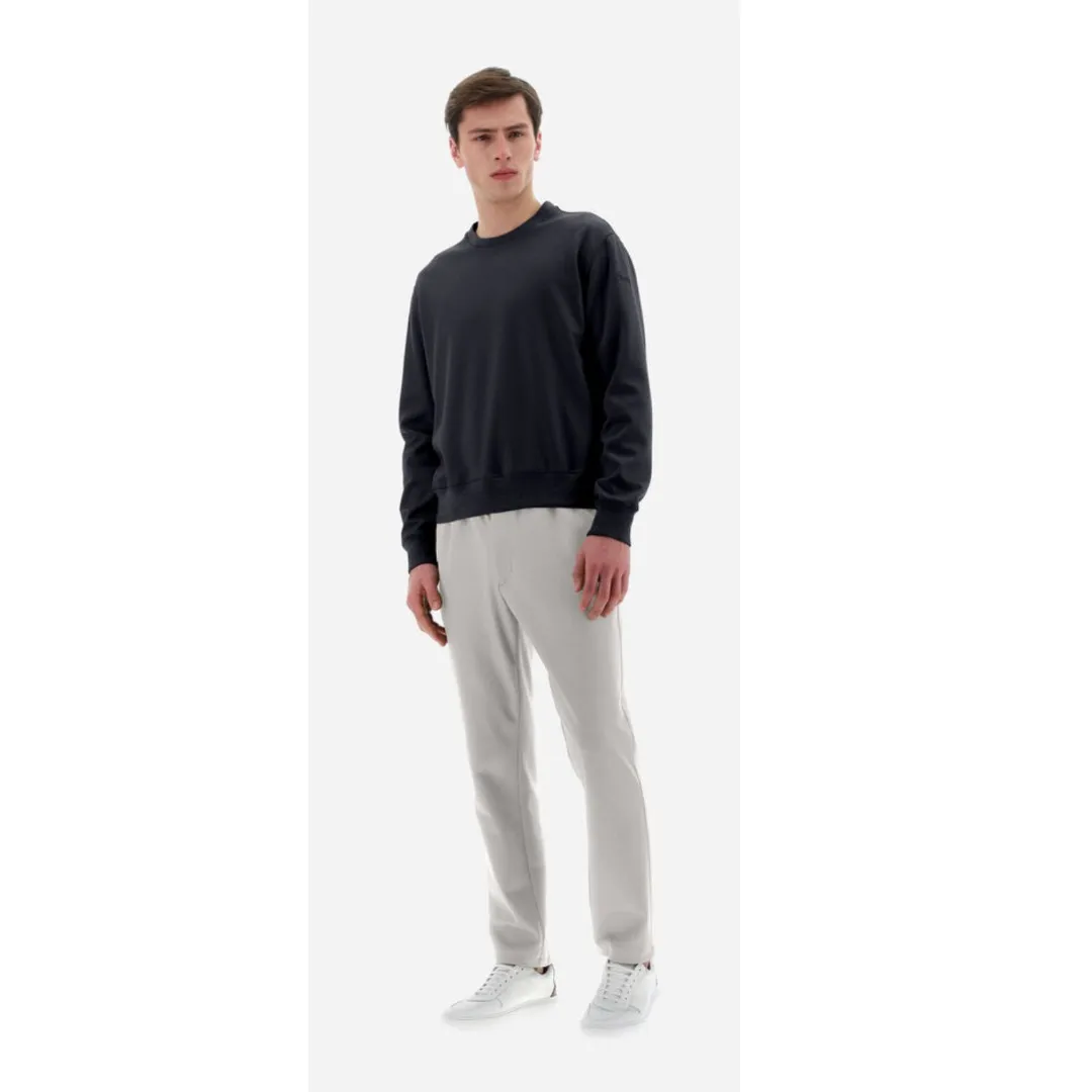 HERNO  |Crew Neck Pullovers Unisex Wool Nylon Long Sleeves Plain