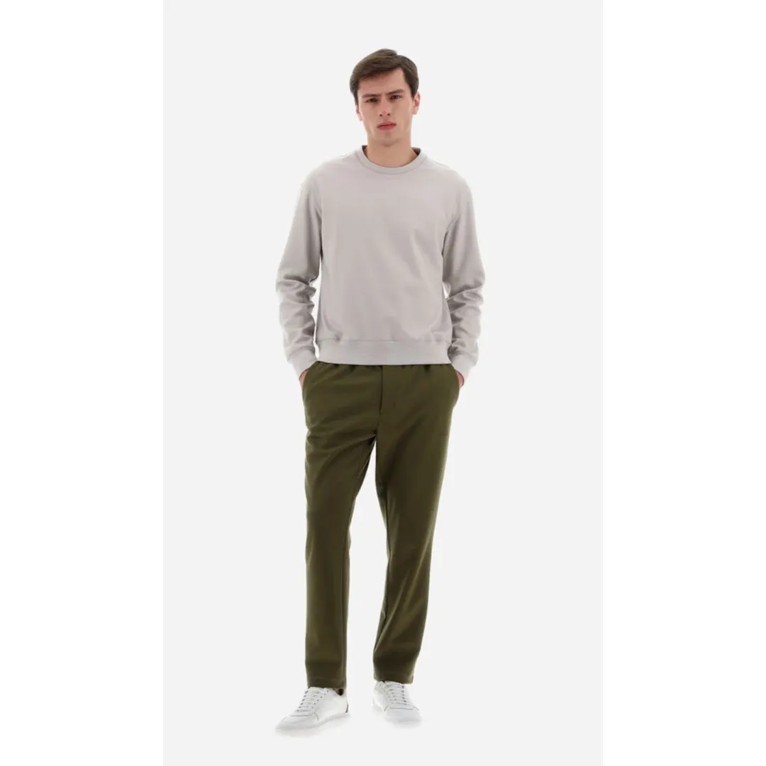 HERNO  |Crew Neck Pullovers Unisex Wool Nylon Long Sleeves Plain