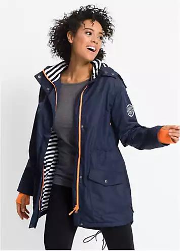 Hooded Zip Fastening Quilted Parka by bonprix | Look Again