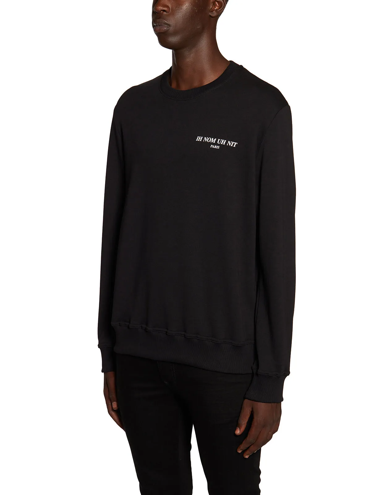 Ih Nom Uh Nit Logo Printed Crewneck Sweatshirt