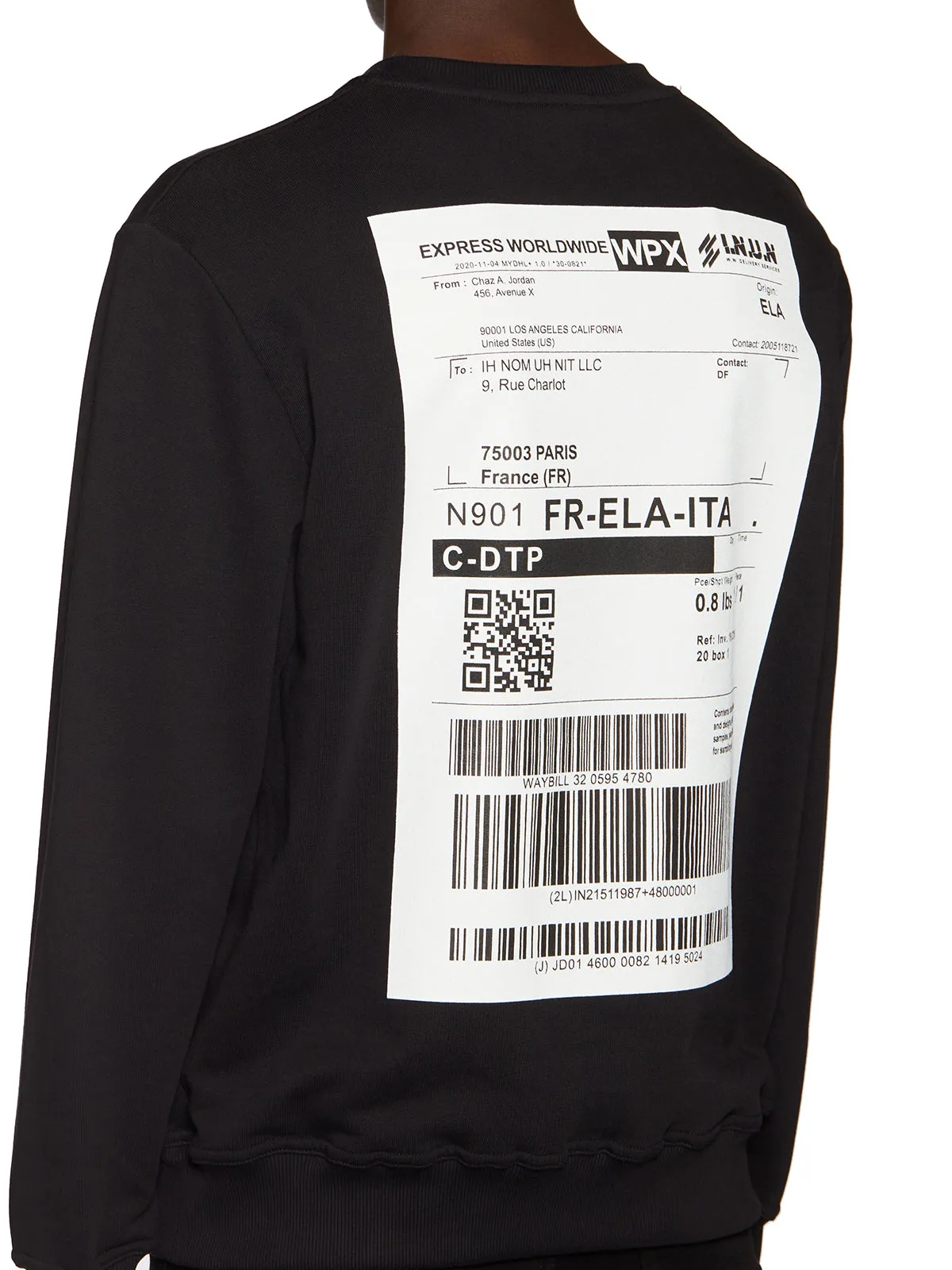 Ih Nom Uh Nit Logo Printed Crewneck Sweatshirt