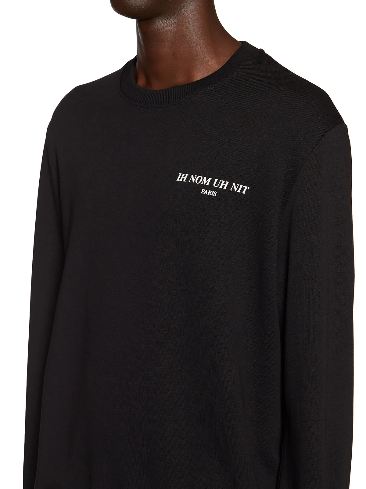 Ih Nom Uh Nit Logo Printed Crewneck Sweatshirt