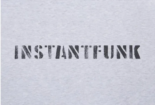 INSTANTFUNK  |Unisex U-Neck Long Sleeves Logo Sweatshirts