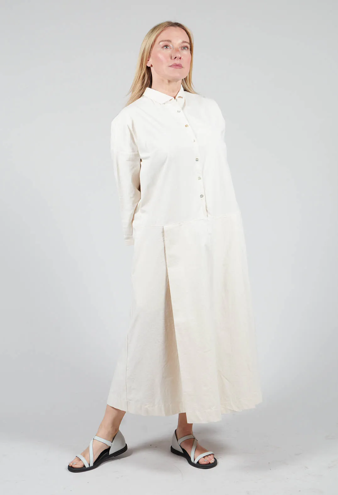 Japanese Cotton Dress in Natural