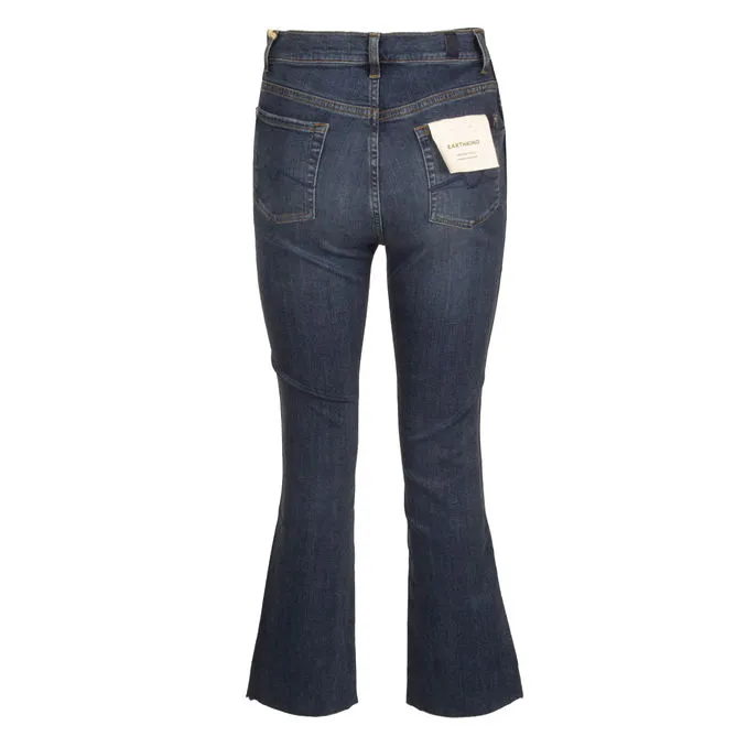 JEANS HW SLIM KICK SLIM ILLUSION Woman Mid Blue 