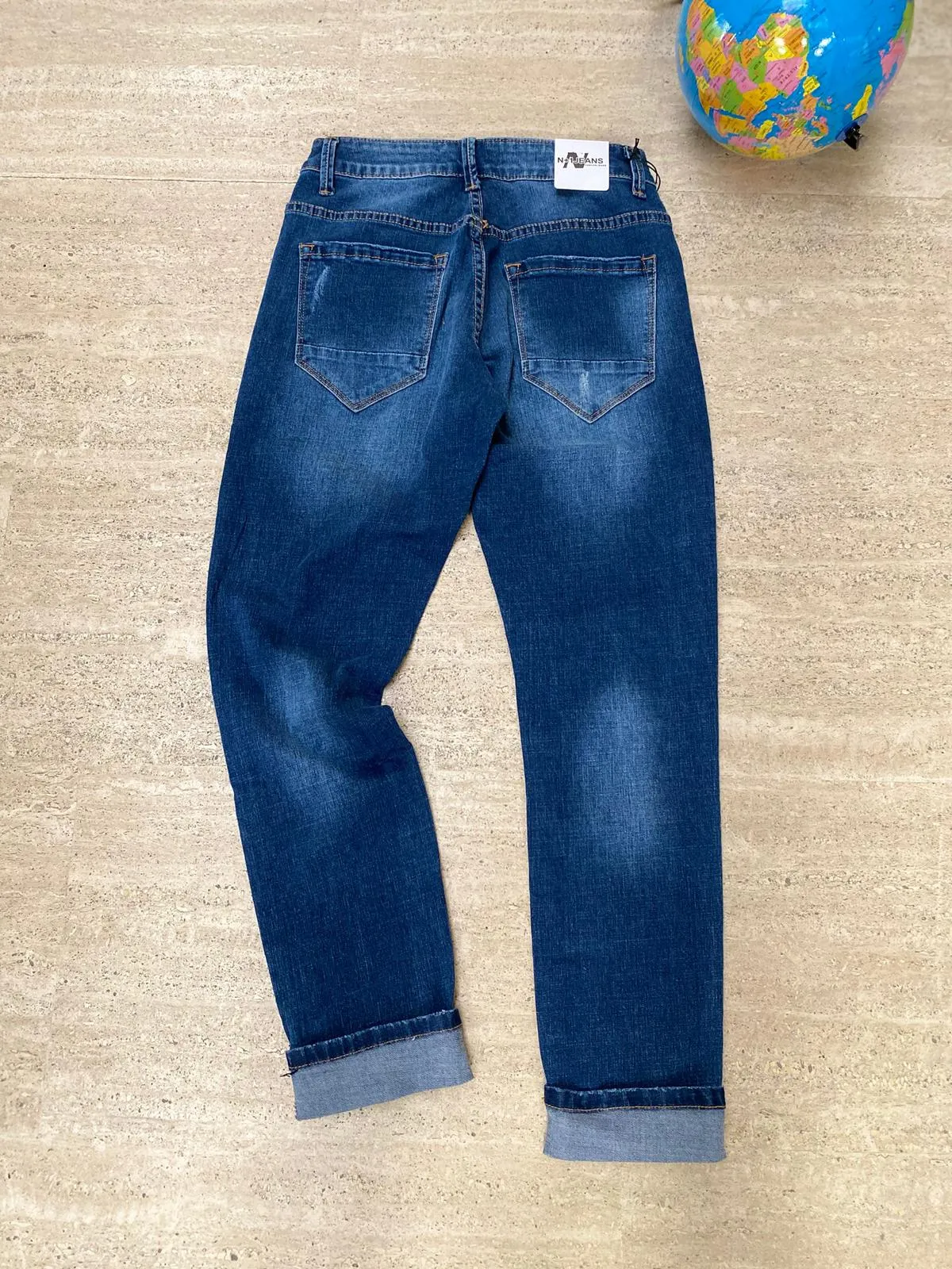 JEANS UOMO SFUMATI CON SVOLTA