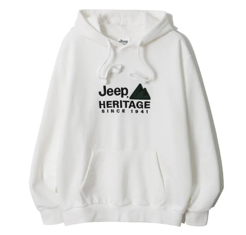 JEEP  |Unisex Street Style Long Sleeves Plain Cotton