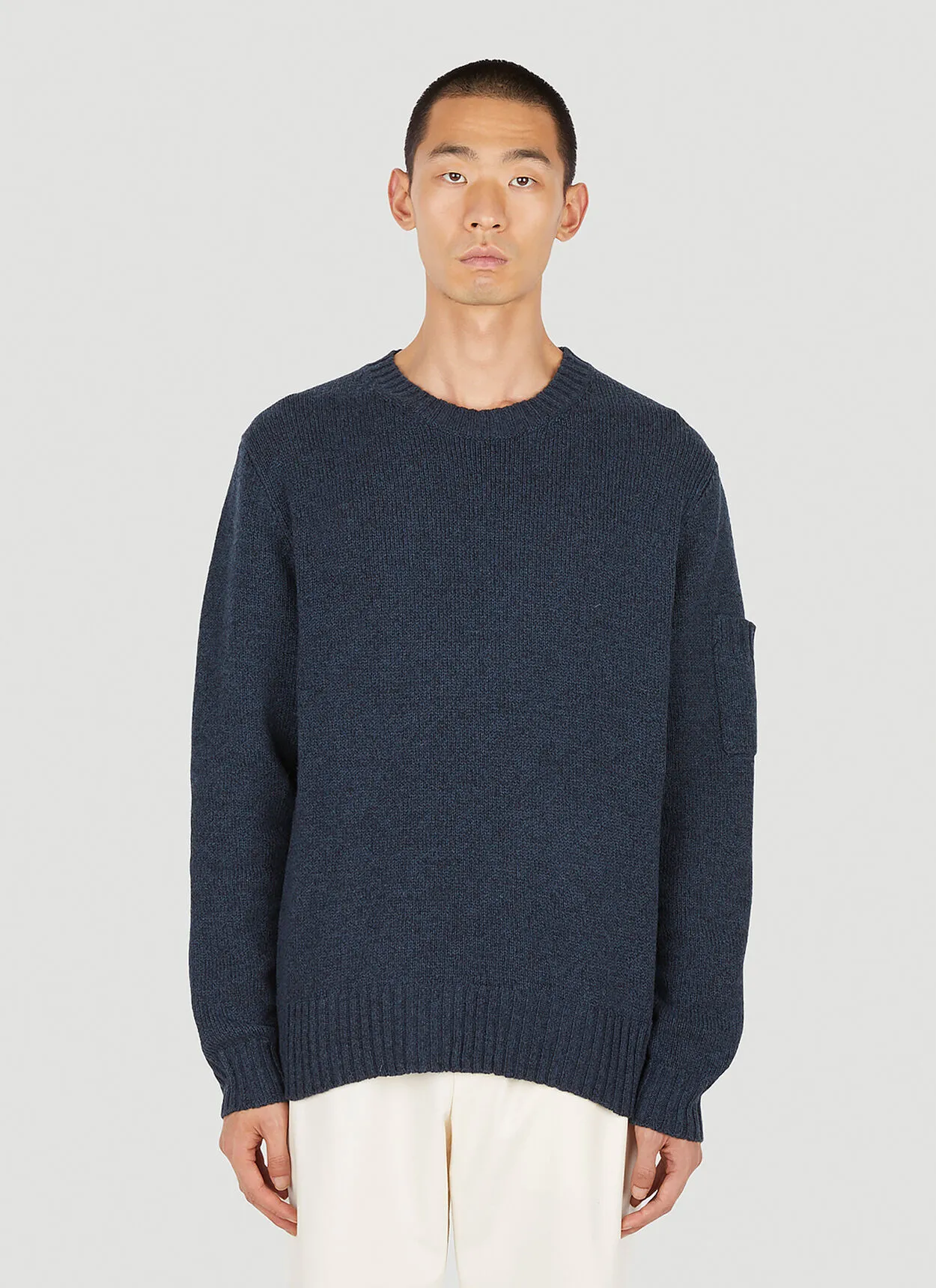 Jil Sander  |Crew Neck Pullovers Long Sleeves Plain Designers Sweaters