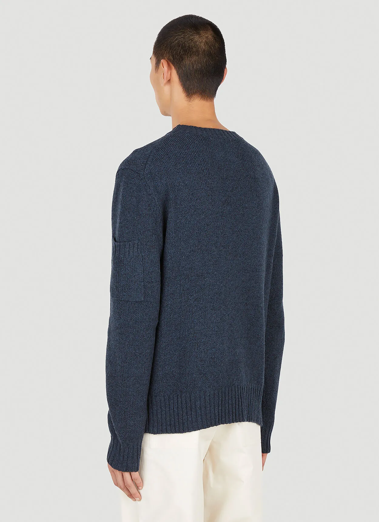 Jil Sander  |Crew Neck Pullovers Long Sleeves Plain Designers Sweaters