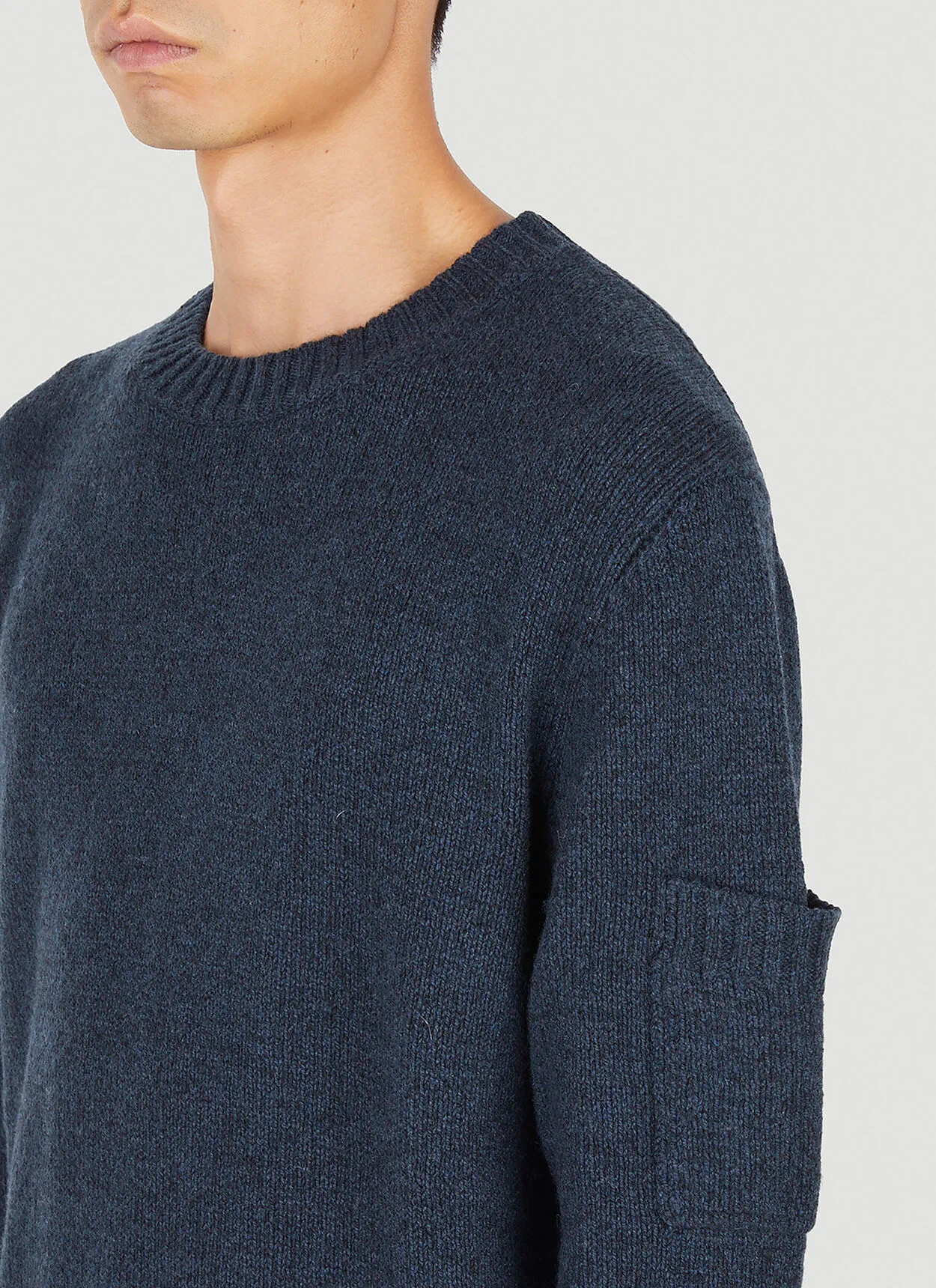 Jil Sander  |Crew Neck Pullovers Long Sleeves Plain Designers Sweaters