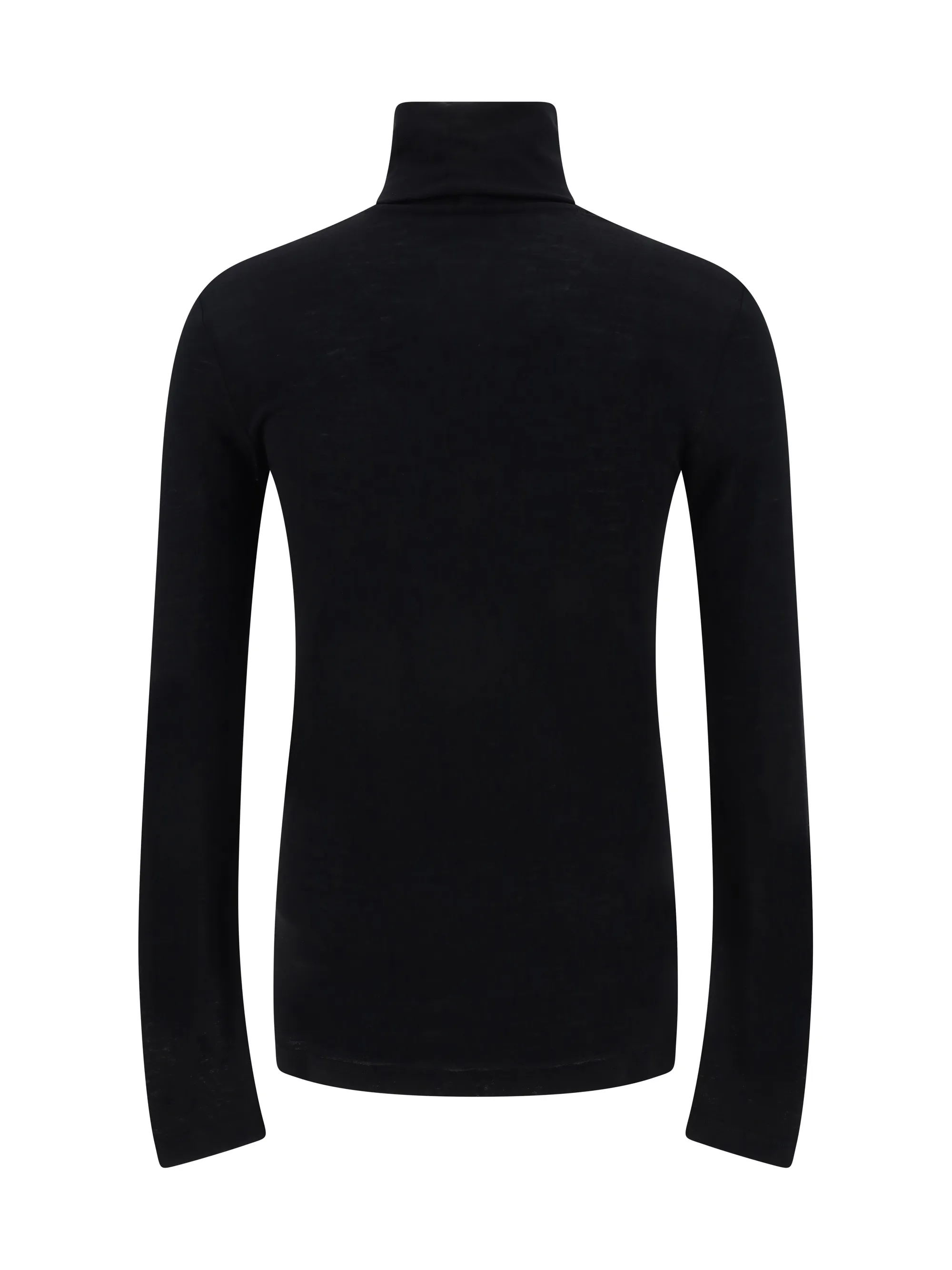 Jil Sander  |Monogram Wool Long Sleeves Plain Long Sleeve T-shirt Logo