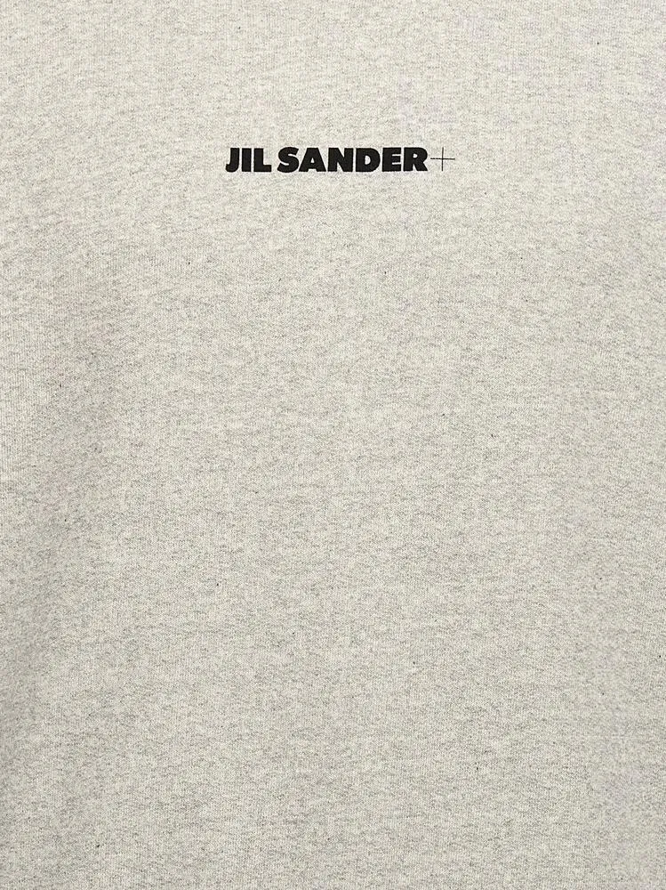 Jil Sander  |Pullovers Long Sleeves Plain Cotton Oversized Logo Designers