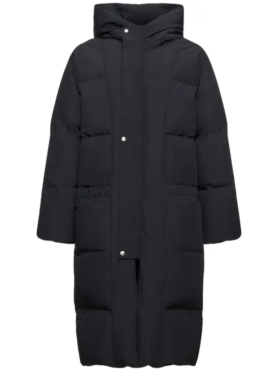 Jil Sander   Ripstop long down jacket 