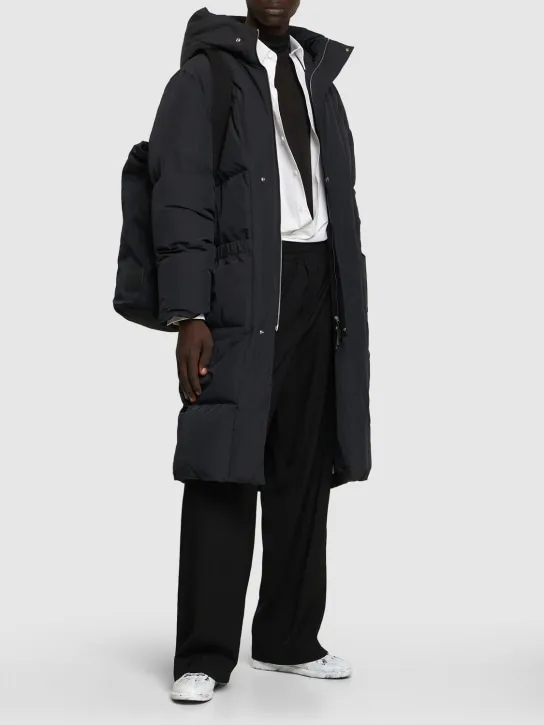 Jil Sander   Ripstop long down jacket 